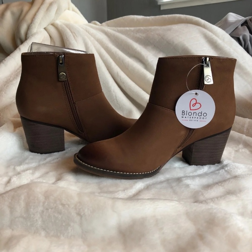 Blonde booties! Brand new never worn